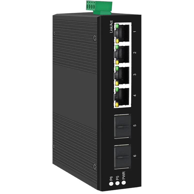 Sakelar PoE Onti-Industrial, 4 - Industrial Switch Din Rail Gigabit ulasan dan harga