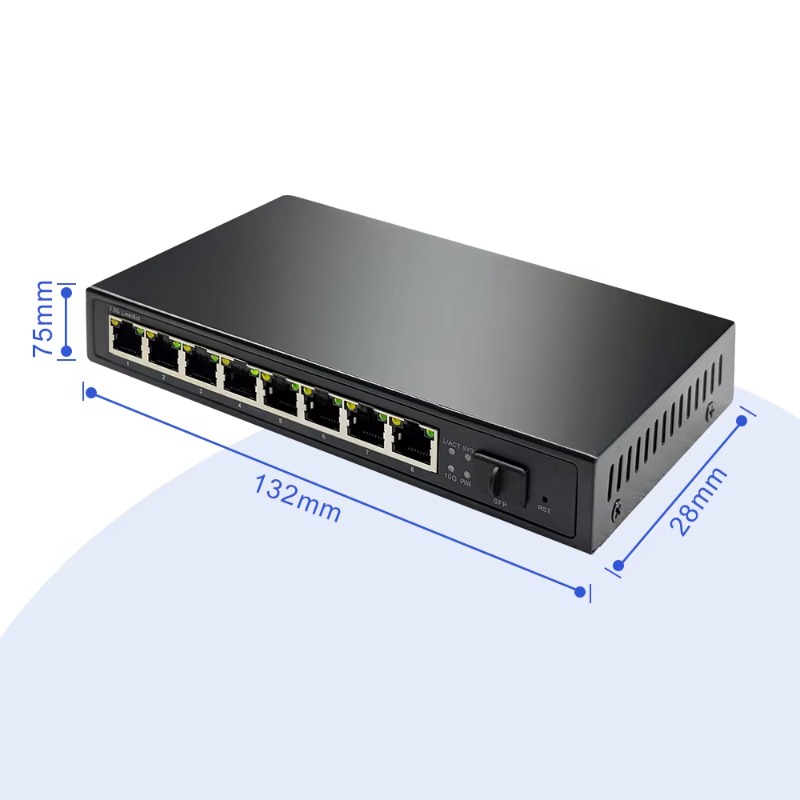Switch 8-Port 10/100/1000/2.5G - 8 Port 2.5G Switch Unmanaged ulasan dan harga