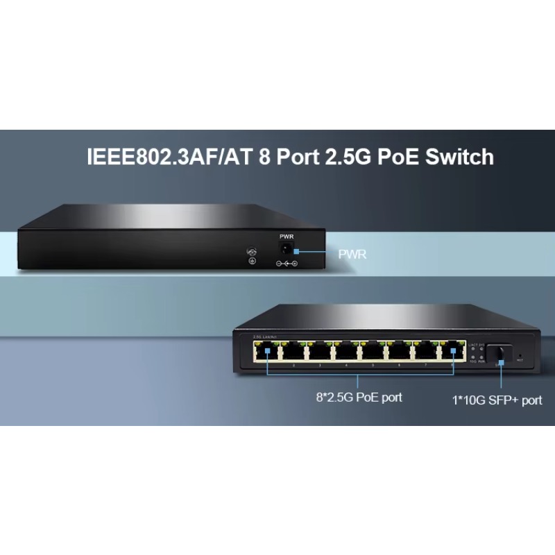 Switch 8-Port 10/100/1000/2.5G - 8 Port 2.5G Switch Unmanaged ulasan dan harga