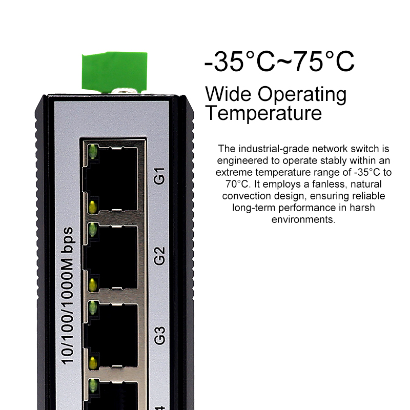 Switch Ethernet Gigabit Indust - Industrial Switch Din Rail Gigabit ulasan dan harga